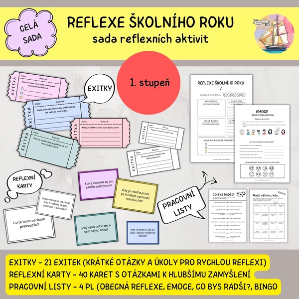 Reflexe školního roku - sada aktivit