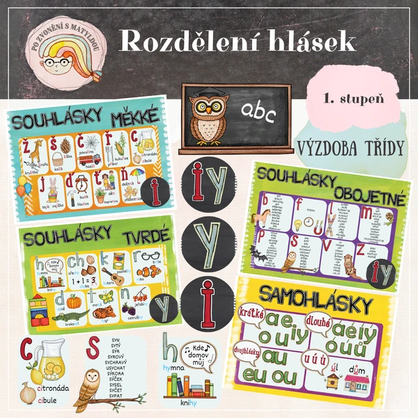 Rozdělení hlásek
