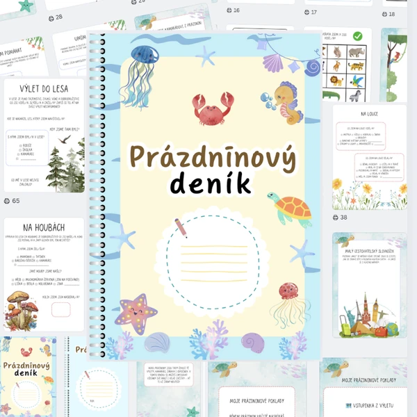 PRÁZDNINOVÝ-CESTOVNÍ DENÍK PRO DĚTI