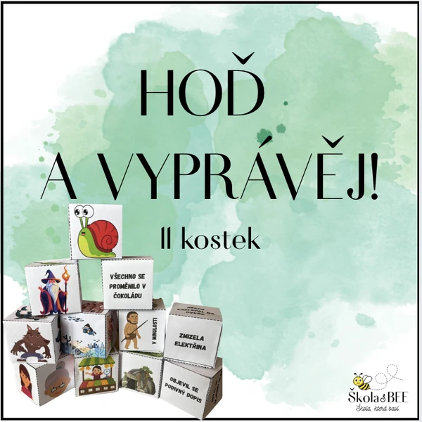 Hoď a vyprávěj! (příběhové kostky)