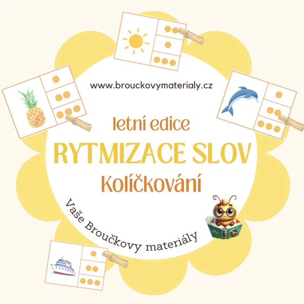 Rytmizace slov - kolíčkování (léto)