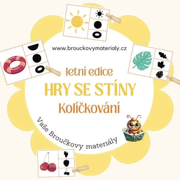 Hry se stíny - kolíčkování (léto)