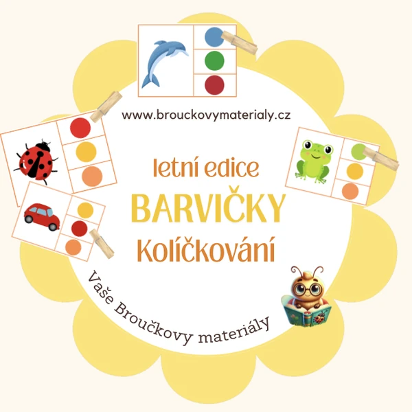 Barvy - kolíčkování (léto)