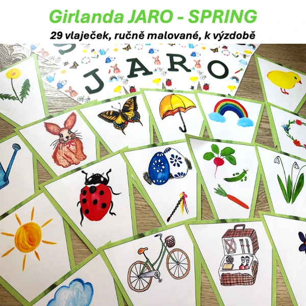 JARO - Girlanda k výzdobě