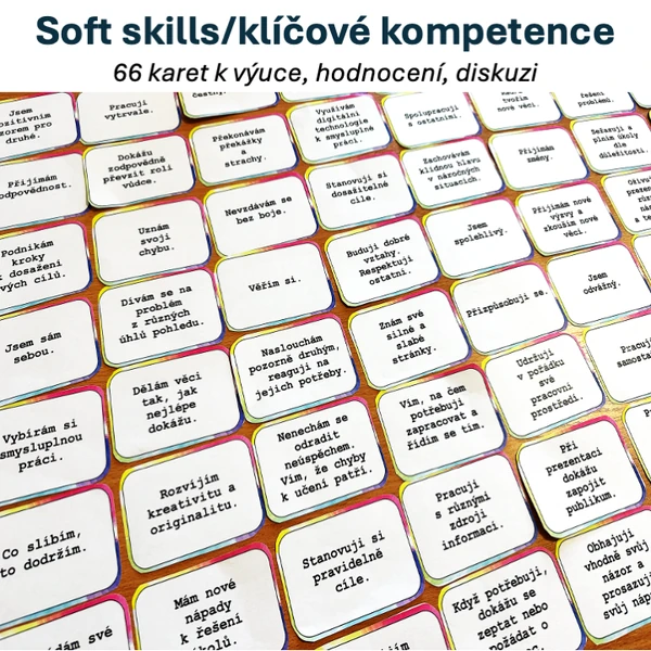 Soft skills/klíčové kompetence - karty
