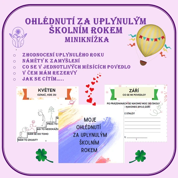 OHLÉDNUTÍ ZA UPLYNULÝM ŠKOLNÍM ROKEM - MINIKNÍŽKA