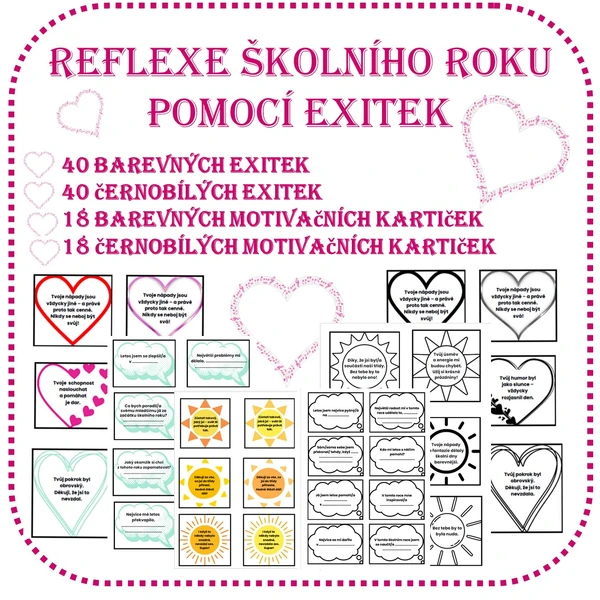 REFLEXE ŠKOLNÍHO ROKU POMOCÍ EXITEK