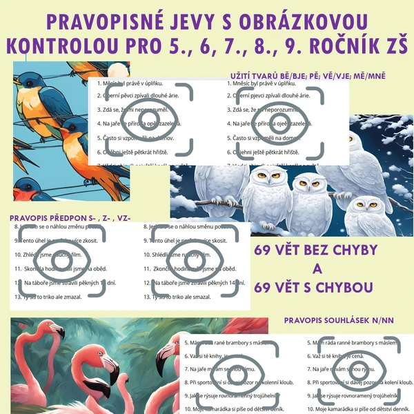 Zábavné procvičení pravopisu s obrázkovou kontrolou