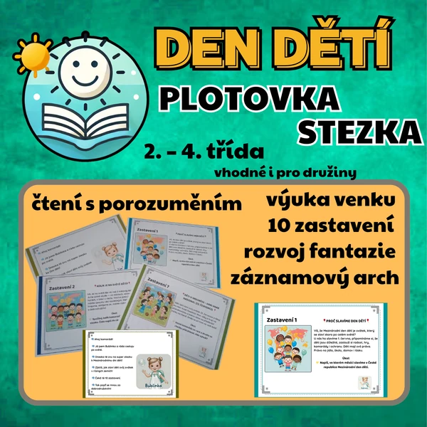 Mezinárodní den dětí plotovka, stezka