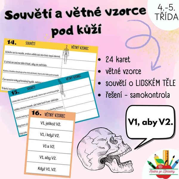 Souvětí a větné vzorce pod kůží