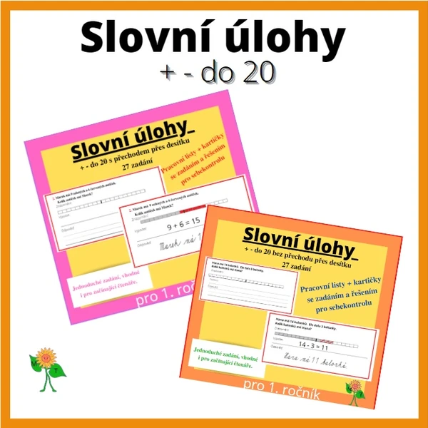 Slovní úlohy do 20