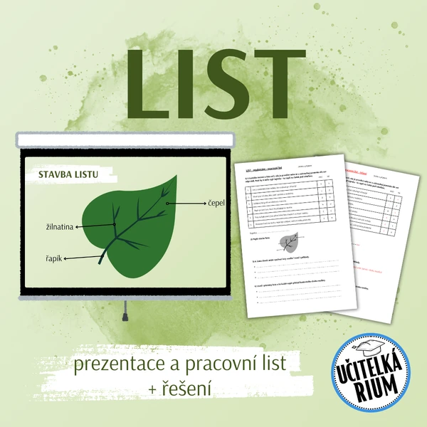 LIST - prezentace a pracovní list