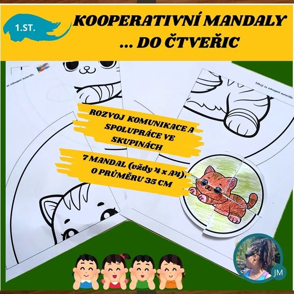 KOOPERATIVNÍ JARNÍ MANDALY DO ČTVEŘIC