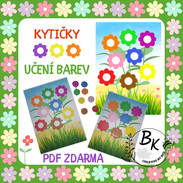 Učení barev - KYTIČKY