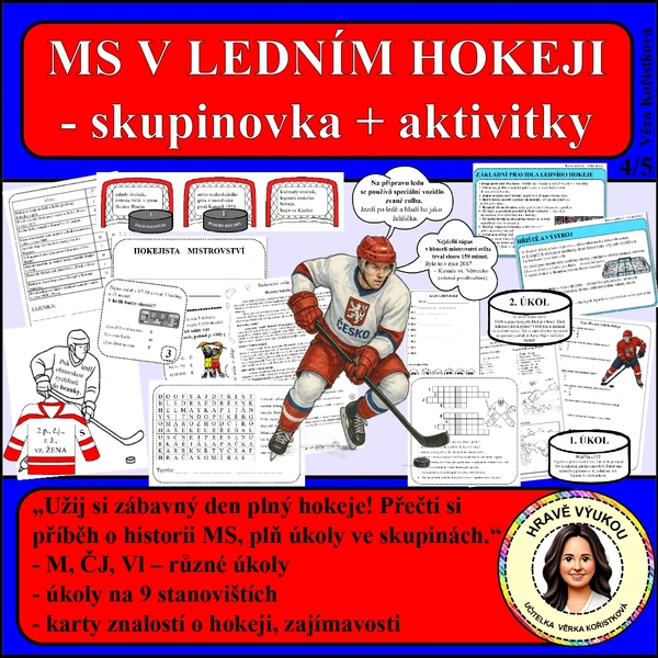 MS V LEDNÍM HOKEJI – skupinovka + aktivitky