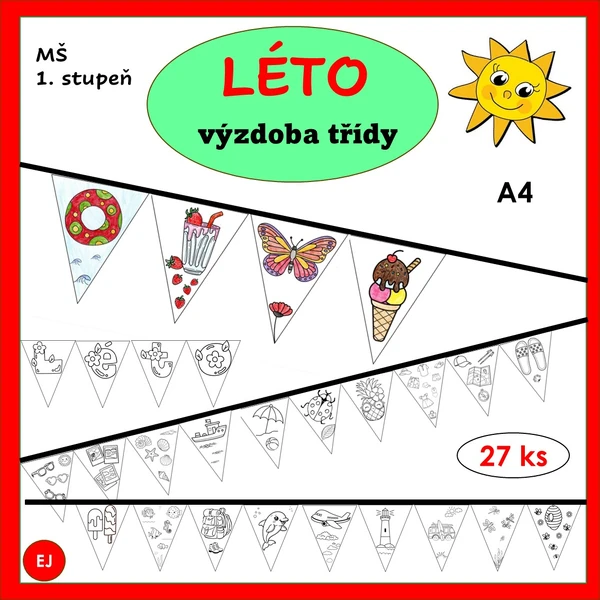 Léto - vlaječky
