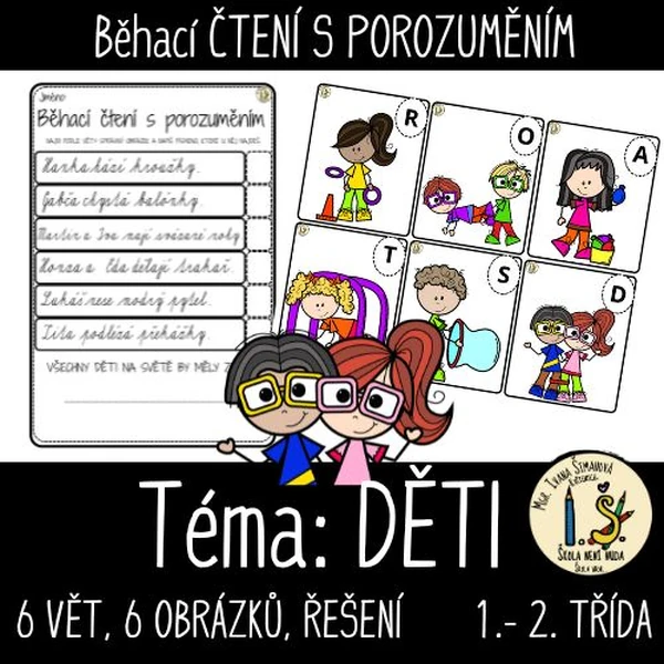 DEN DĚTÍ - ČTENÍ S POROZUMĚNÍM, TAJENKA