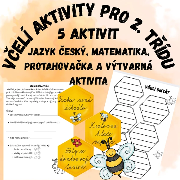 Včelí aktivity pro 2. třídu - Světový den včel