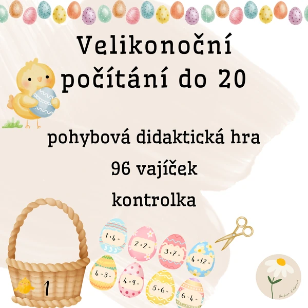 Velikonoční počítání do 20