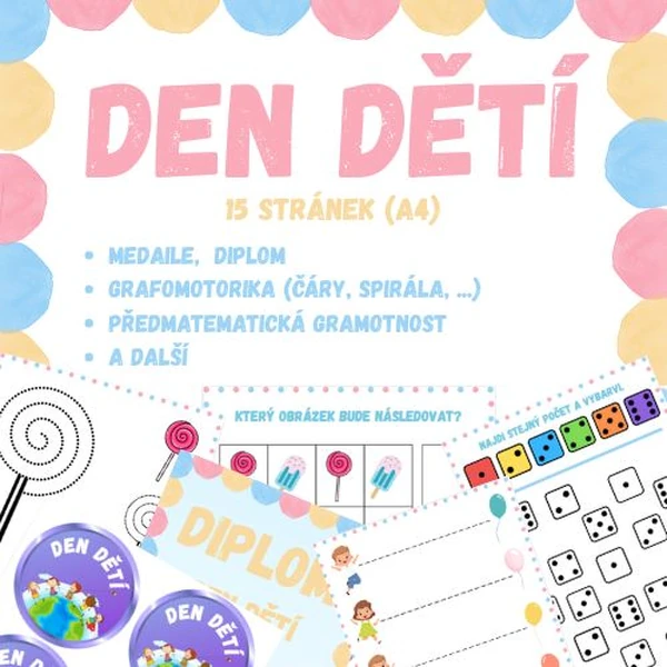 Den dětí - pracovní listy
