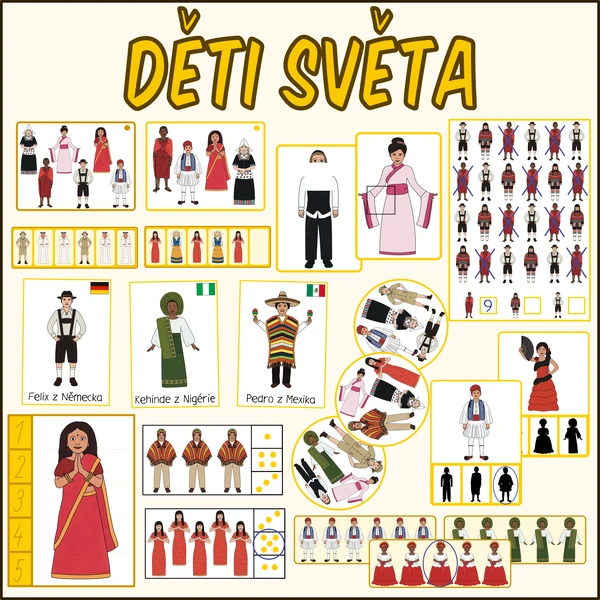 Děti světa - Aktivity pro předškoláky