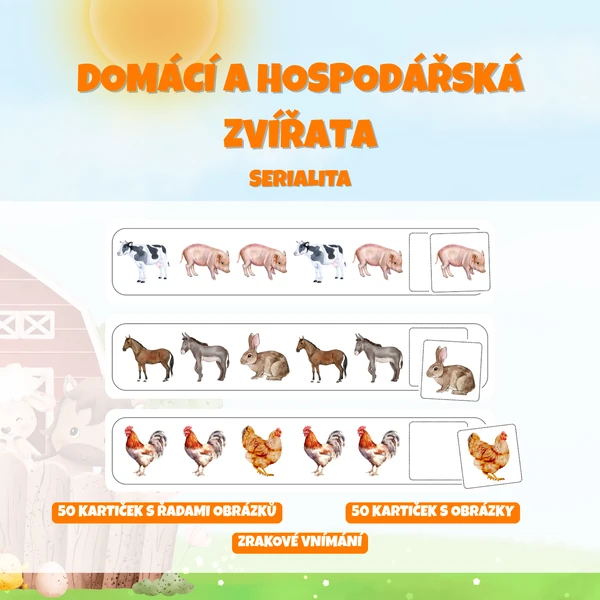 DOMÁCÍ A HOSPODÁŘSKÁ ZVÍŘATA - serialita