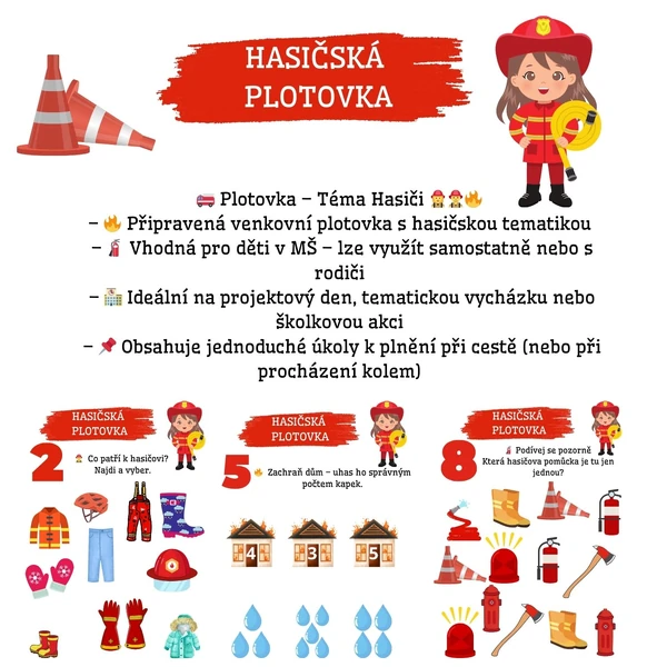 Hasičská plotovka 🚒 👩‍🚒🔥