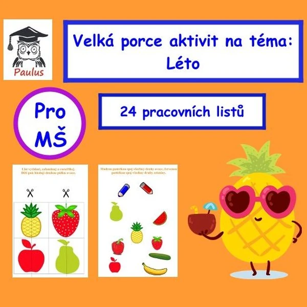 Velká porce aktivit na téma: léto