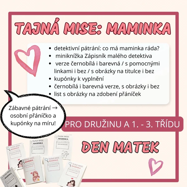 TAJNÁ MISE: MAMINKA