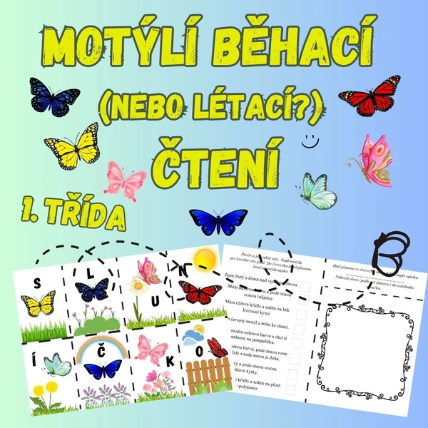 Motýlí běhací (nebo létací?) čtení