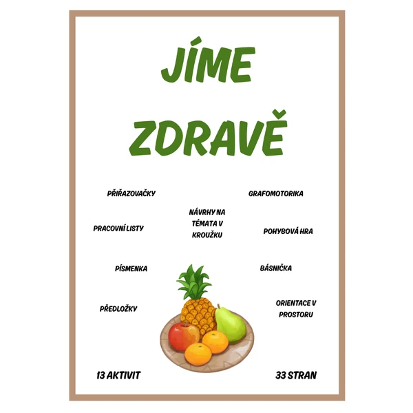 Jíme zdravě - aktivity pro děti 