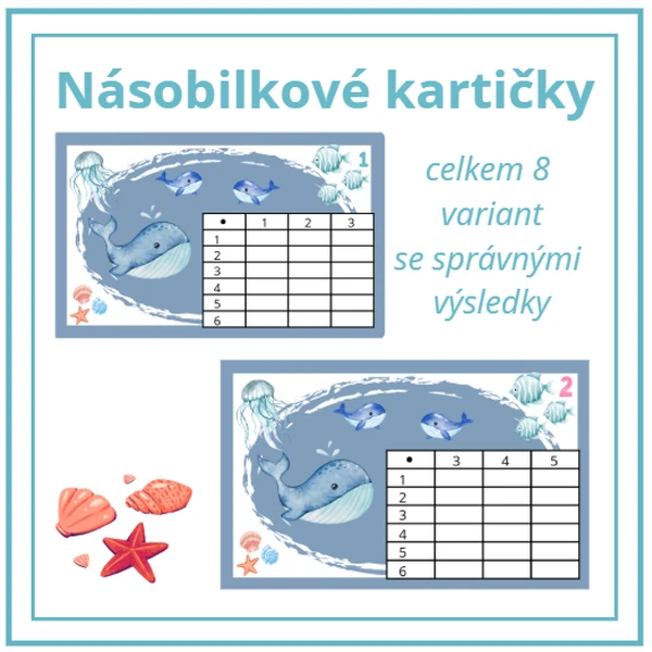 Násobilka: téma moře