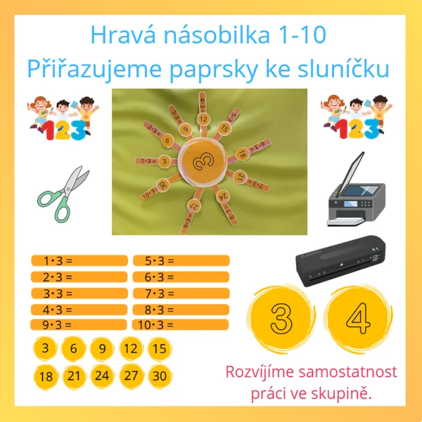 Sluníčková násobilka