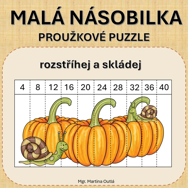 Puzzle malá násobilka
