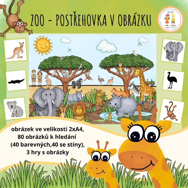 Zoo - Postřehovka v obrázku