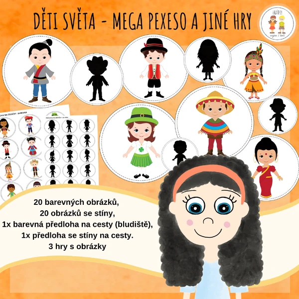 Den dětí - Mega pexeso a jiné hry