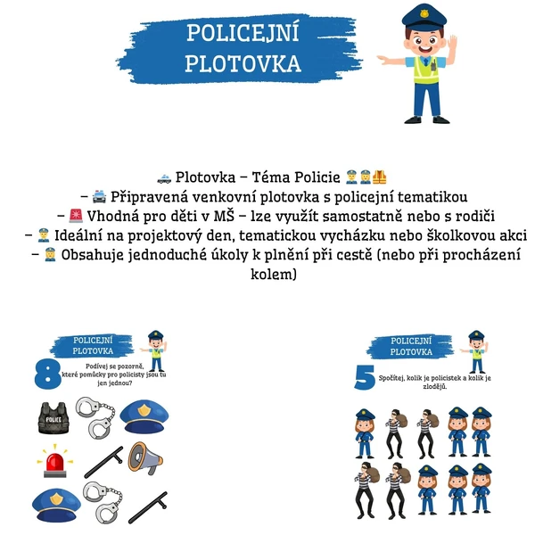 Policejní plotovka 👮‍♂️🚓