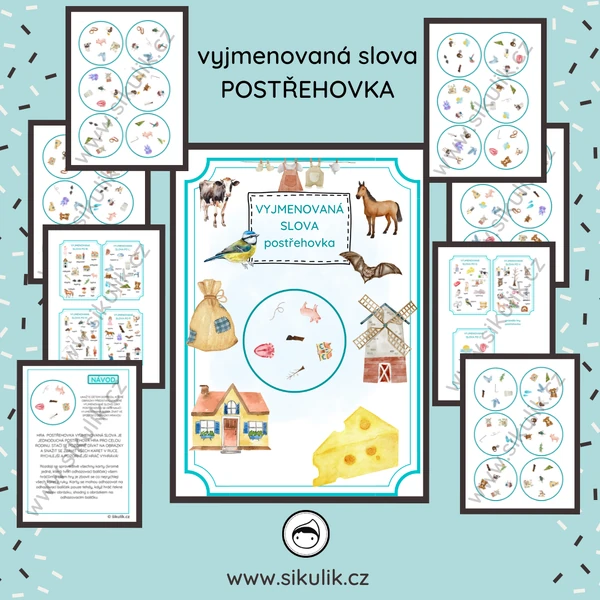 VYJMENOVANÁ SLOVA postřehovka