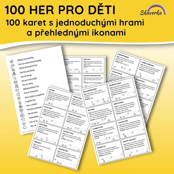 100 her pro děti