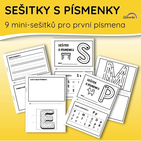Sešitky s písmenky