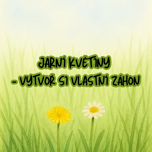 Jarní květiny - Hra Vytvoř si vlastní záhon
