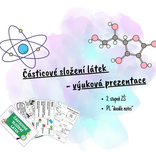 Částicové složení látek - výuková prezentace