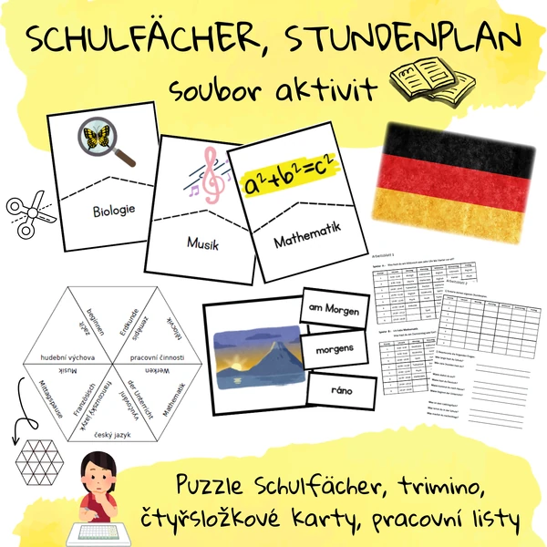 Schulfächer, Stundenplan