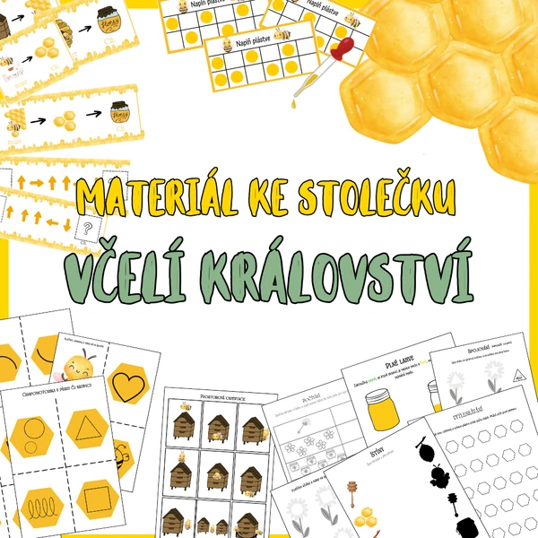 Včely - Materiál ke stolečku