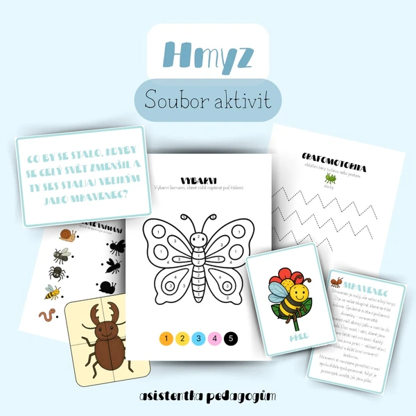 Hmyz - Soubor aktivit