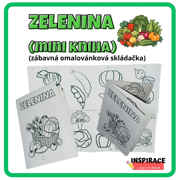 ZELENINA - minikniha 🍅🫛🥕🧅