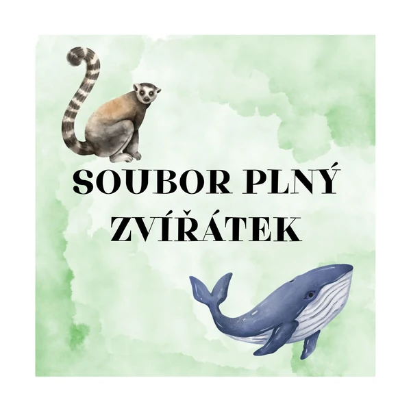 Soubor plný zvířátek
