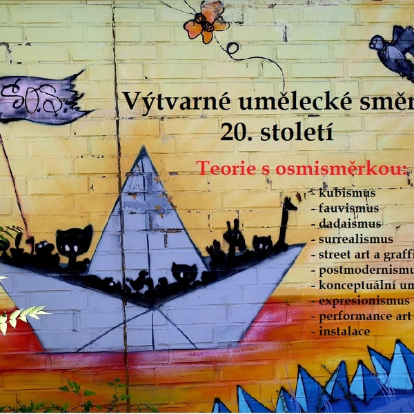 Výtvarné umělecké směry 20. století s osmisměrkou
