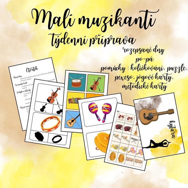 Malí muzikanti - týdenní příprava 