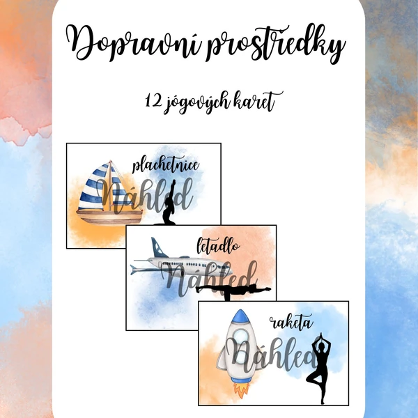 Jóga pro děti - dopravní prostředky 
